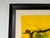 Yellow Vintage Abstract Expressionist Acrylic Painting, Signed For Sale - Image 8 of 12