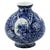 Blue Blue Ceramic Vase by Franz Anton Mehlem, 1800s For Sale - Image 8 of 8