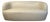 Cb2 X Goop Gwyneth Ivory Leather Loveseat For Sale