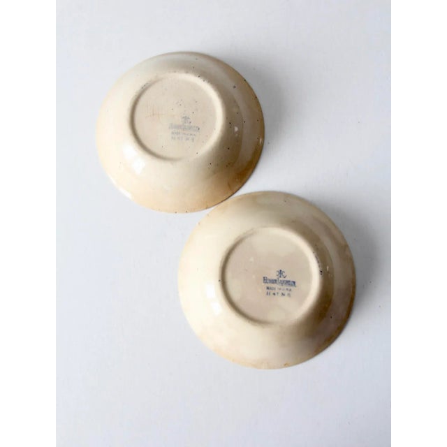 1940s Homer Laughlin Blue Willow Bowls - Set of 2 For Sale - Image 4 of 13