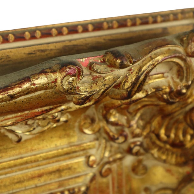 Large Baroque Style Gilt Wood Frame, 1920s For Sale - Image 16 of 17