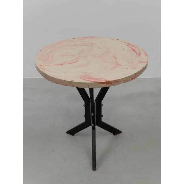 Round Outdoor Terrace Stone Top Table, France, 1930s For Sale - Image 13 of 18