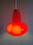 Space Age Pendant Lights in Red Opaline Glass from Peill & Putzler, 1970s, Set of 3 For Sale - Image 10 of 15