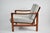 Scandinavian Grey Teak Armchair, 1960s For Sale - Image 4 of 12