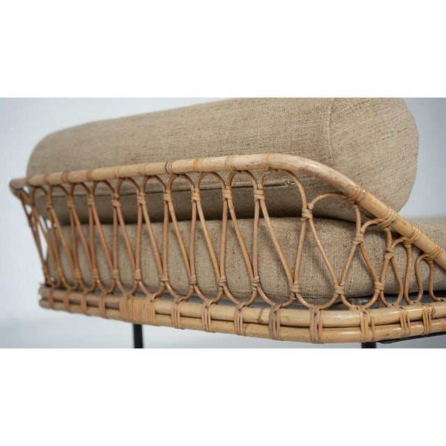 1960s Vintage Bamboo Daybed, Italy, 1960s For Sale - Image 5 of 10
