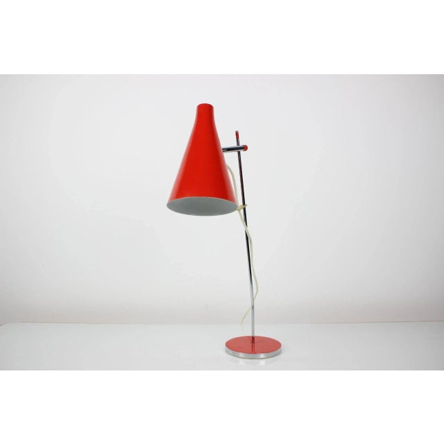 Mid-Century Table Lamp by Josef Hurka, 1960s For Sale - Image 3 of 8
