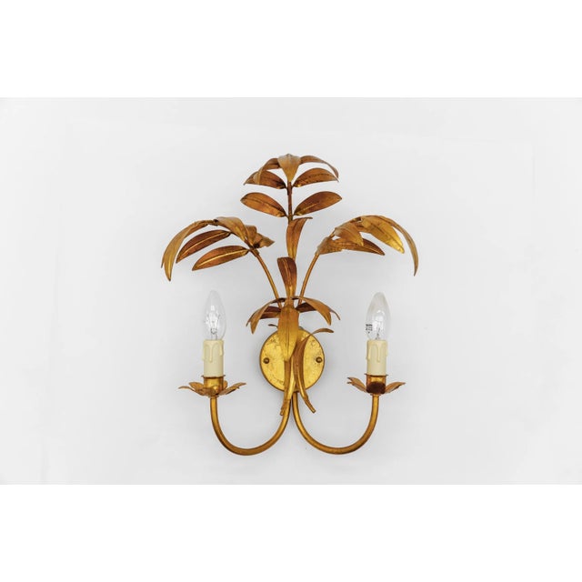 1970s Large Vintage German Wall Light by Hans Kögl, 1970s For Sale - Image 5 of 13