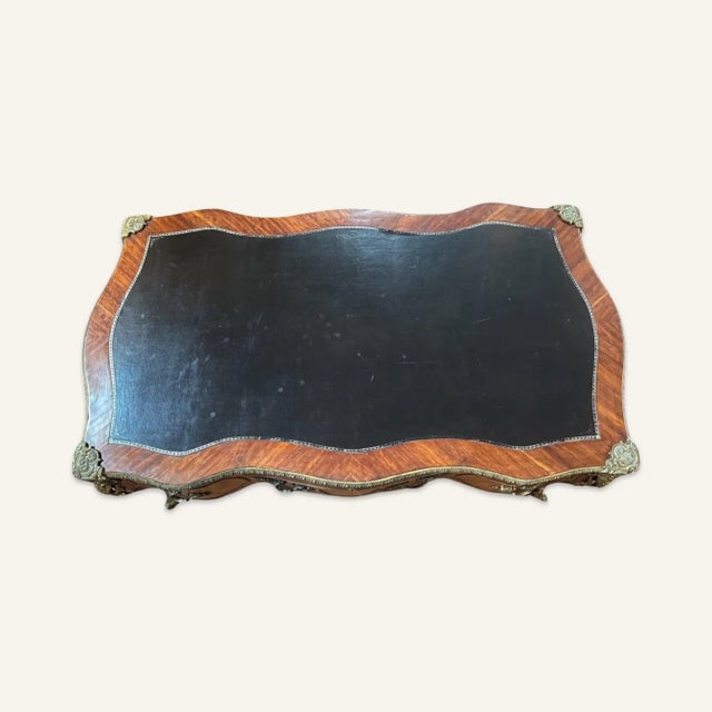 Mid 19th Century Louis XV Style 19th Century Reproduction Bureau Plat For Sale - Image 5 of 11