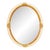 1980 French Provincial Oval Wall Mirror For Sale