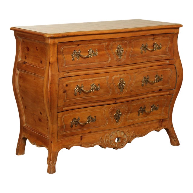 Henredon French Louis XV Style Bombe Chest of Drawers Chairish