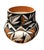 Louise Amos Acoma Pueblo New Mexico Native American Pottery Olla Vase With Heartline Deer Motif, Smithsonian American Indian Museum For Sale In San Francisco - Image 6 of 14