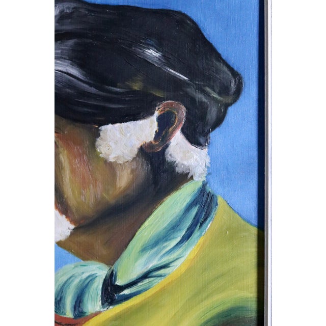 Tornquist, Portrait of Fisherman, 1960s, Framed For Sale - Image 4 of 7