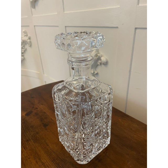 Antique Edwardian Cut Glass Decanter, 1900 For Sale - Image 6 of 9