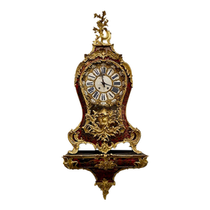 Impressive 19th Century French Boullework and Gilt Bronze Bracket Clock