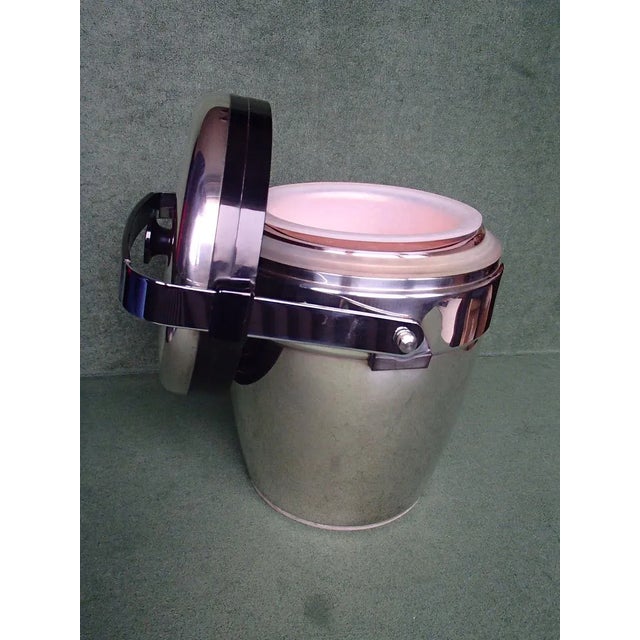 Art Deco SIlver-Plated Ice Bucket with Insert from Erhard, 1940s For Sale - Image 10 of 12