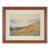 Overlooking the Bay, Mid-Century Coastal Landscape Watercolor For Sale