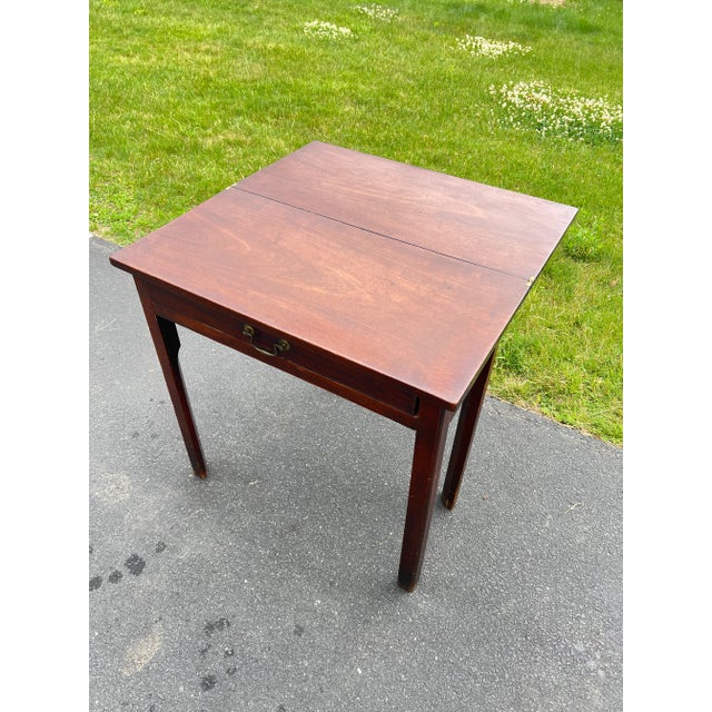 Antique Chippendale George III Mahogany Game Table C. 1760 For Sale In Boston - Image 6 of 8