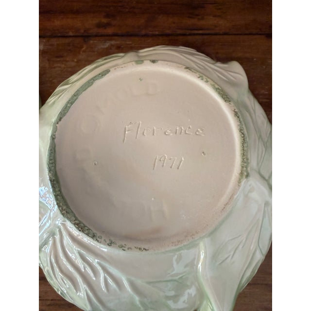 1970s 1970s Petite Cabbage Bowl Holland Mold Co Vintage For Sale - Image 5 of 5