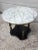 1940s Vintage Palm Beach Style Marble Top Accent Table For Sale - Image 5 of 11