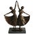 Metal 20th Century Art Deco Style Dancers in Bronze For Sale - Image 7 of 7