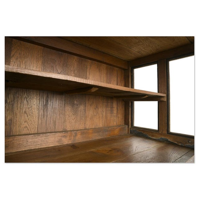 Wood & Glass Display Cabinet For Sale - Image 3 of 6