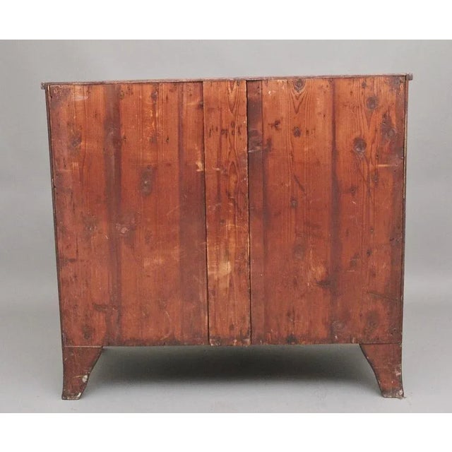 Antique Mahogany Bowfront Chest of Drawers, 1770 For Sale - Image 3 of 10