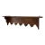 Vintage French Carved Wood Coat or Pot Rack For Sale