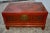 Antique Wood Trunk Table Vintage Chinese Red Lacquer Asian Stand Coffee For Sale - Image 10 of 12