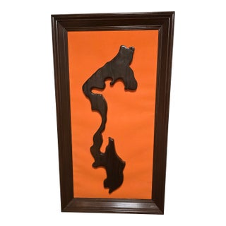 1970s Whidbey Island Wa Handmade Mid Century Modern Wall Decor For Sale