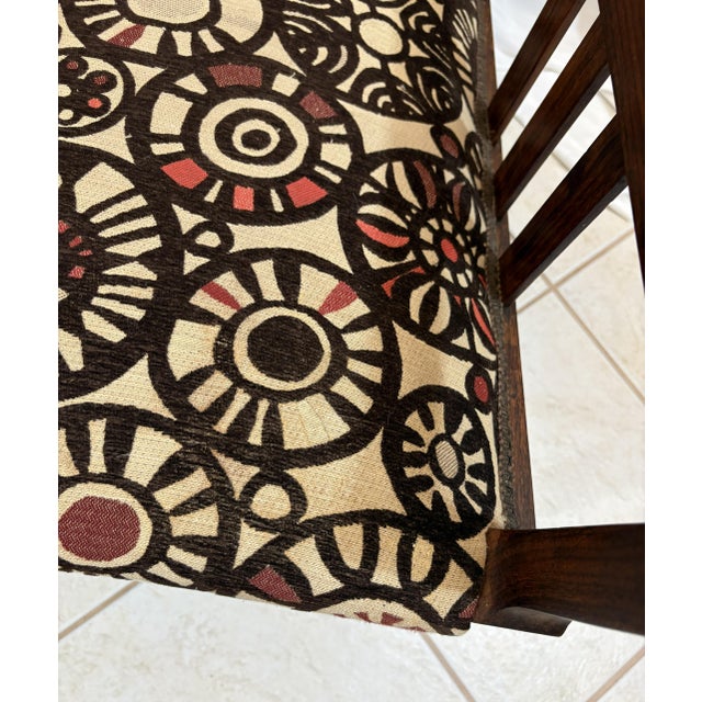 Antique Teak and Cane Arts & Crafts Style Plantation Chairs With Dowel Construction- A Pair For Sale - Image 18 of 18