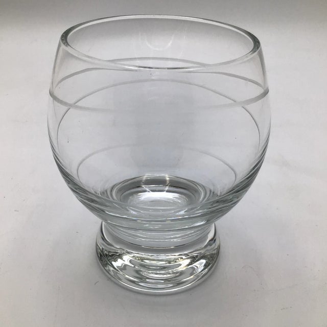 Mikasa Mikasa Circle Etched Balloon Cocktail Glasses-Set of 9 For Sale - Image 4 of 12