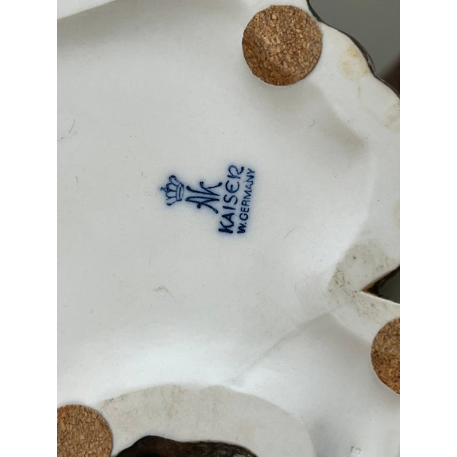 Mid 20th Century Rare Kaiser Porcelain American Bald Eagle Sculpture Limited Edition No. 12/200, W. Germany For Sale - Image 14 of 15