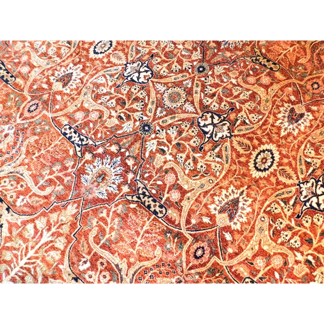 Hand Knotted Indian Rug - 9'10"x 13'10" For Sale - Image 12 of 18