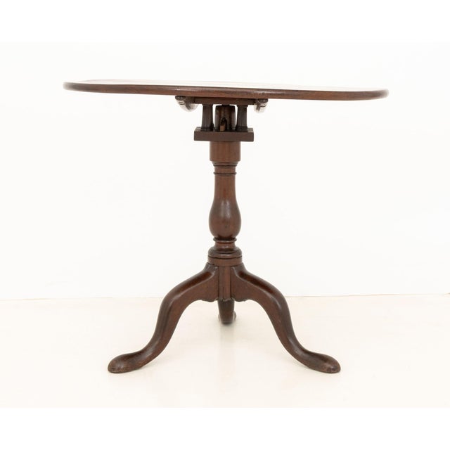 19th Century American Mahogany Tripod Table, 19th Century For Sale - Image 5 of 7