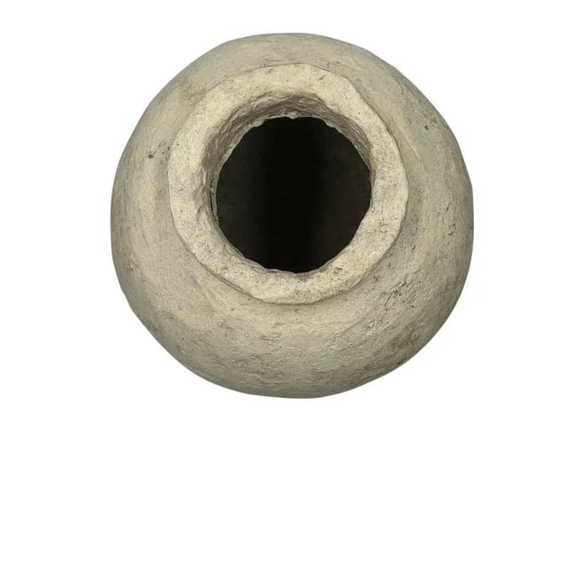 Late 20th Century Late 20th Century Paper Mache Vessel For Sale - Image 5 of 5