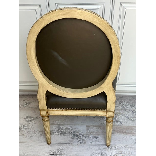 1980s Michael Taylor Louis XVI Style Dining Chairs For Sale - Image 10 of 10