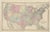 Map Colton's United States of America, 1855 For Sale