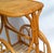 Bamboo Cane Wicker Mid-Century Modern Side Bedside End Sofa Table Magazine Stand For Sale - Image 10 of 13