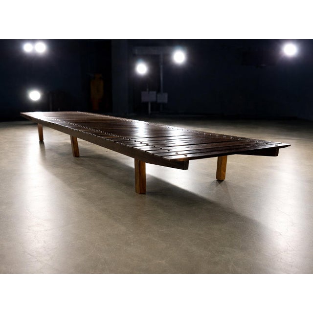 Mucki Bench in Rosewood, Sergio Rodrigues, 1958 For Sale - Image 10 of 17