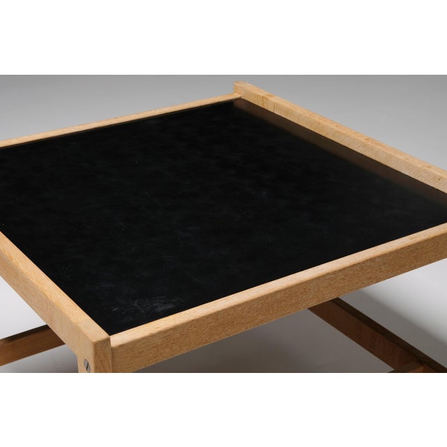 Beige Side Table by Borge Mogensen, 1970s For Sale - Image 8 of 14