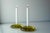 A pair of iconic “Stop” glass candlesticks designed by Anne Nilsson for Kosta Boda, Sweden. These sculptural candleholders...