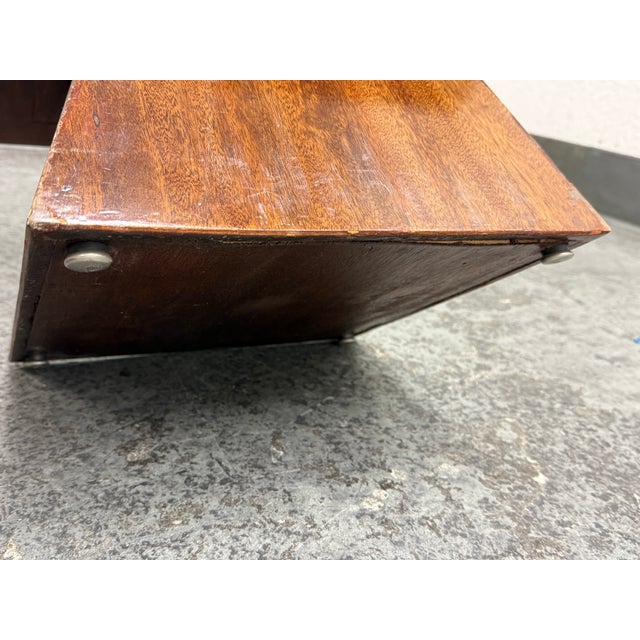 Art Deco Stool + Sculptural Wood Base, Circa 1920's For Sale - Image 12 of 12