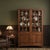 Brown Mission Oak 4 Door Display China Cabinet - Walnut - 49"w For Sale - Image 8 of 13