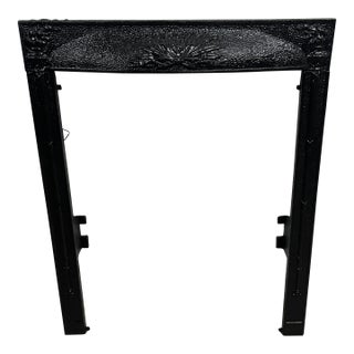 Late 19th Century Cast Iron Surround 25"w X 30" H - Ornate Victorian Era From Baton Rouge For Sale