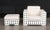 Contemporary Skyline Design Lounge Chair and Ottoman For Sale - Image 3 of 9