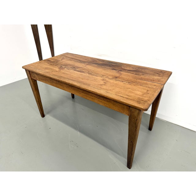 Pine Farmhouse Table, 1950s For Sale - Image 11 of 18