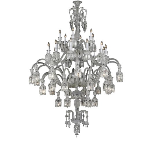 Collection Regina Chandelier in Metal and Crystal by Jago For Sale