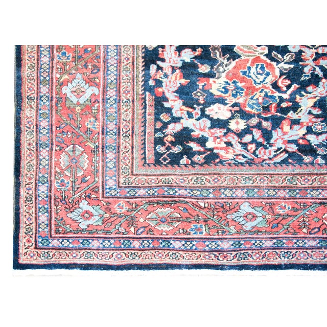 Persian Early 20th Century Persian Mahal Rug For Sale - Image 3 of 15