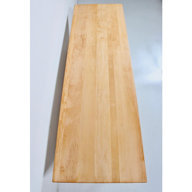 Paul McCobb Planner Group Natural Finish Maple Bench, Coffee Table, 1950's For Sale - Image 10 of 12