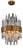 Collection Minerva Chandelier in Metal and Crystal by Jago For Sale